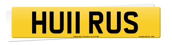Registration number HU11 RUS